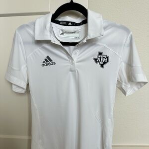 Texas A&M Aggies Women’s polo size S - ADIDAS